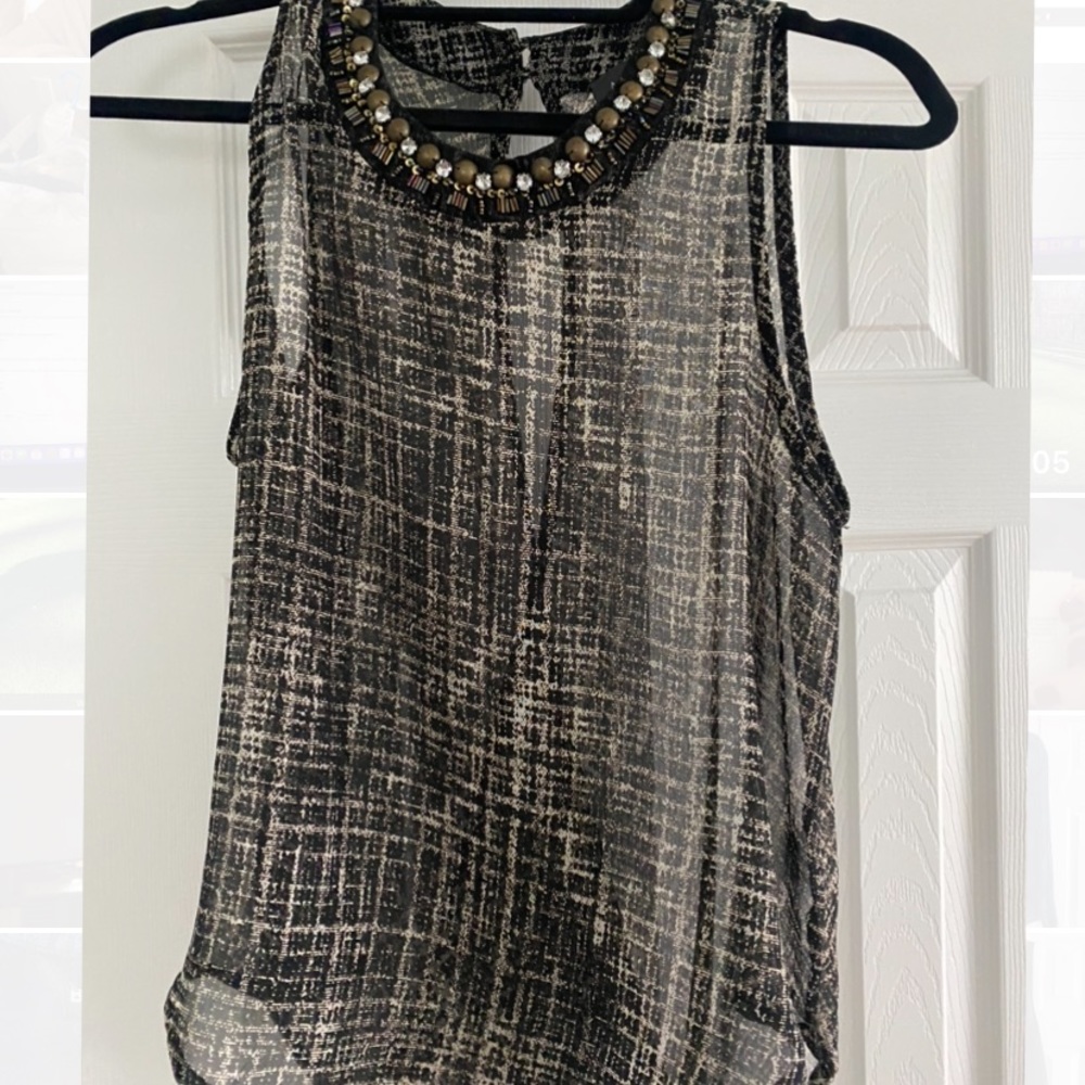 ASTR Tank with Beading 🖤